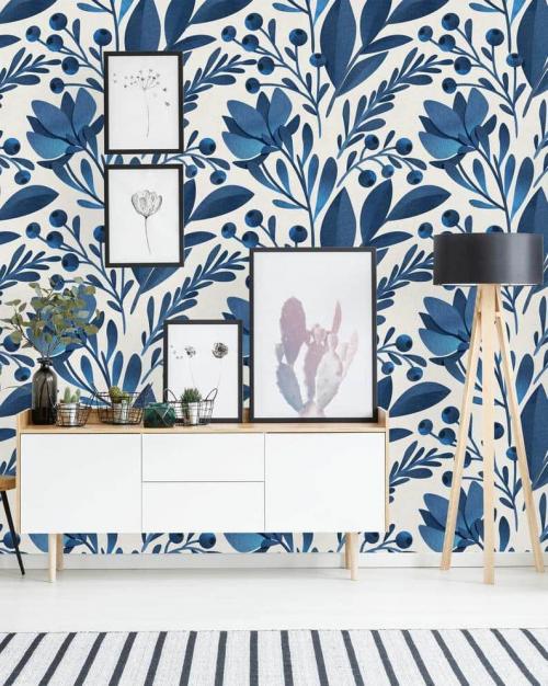 Комбинирование обоев в комнате. На кухне