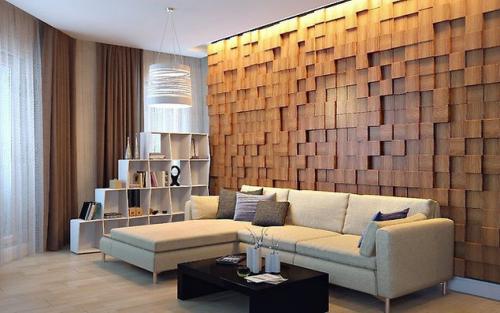Деревянное панно на стену своими руками. Потрясающий декор стены за небольшие деньги – эффектное 3D панно из деревянных брусков