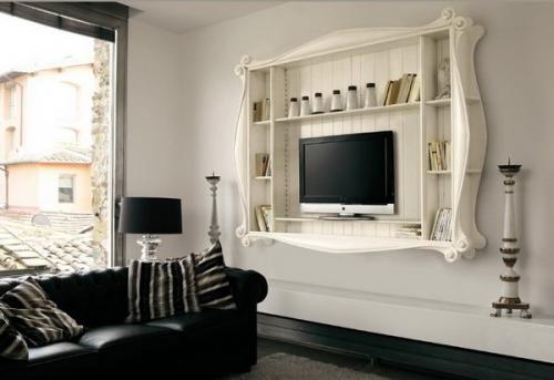 Как повесить телевизор на стену в спальне и спрятать провода. Провода, как деталь интерьера