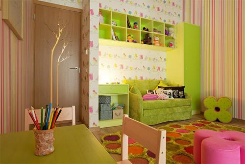 Комбинирование обоев в детской. Комбинируем обои в детской комнате