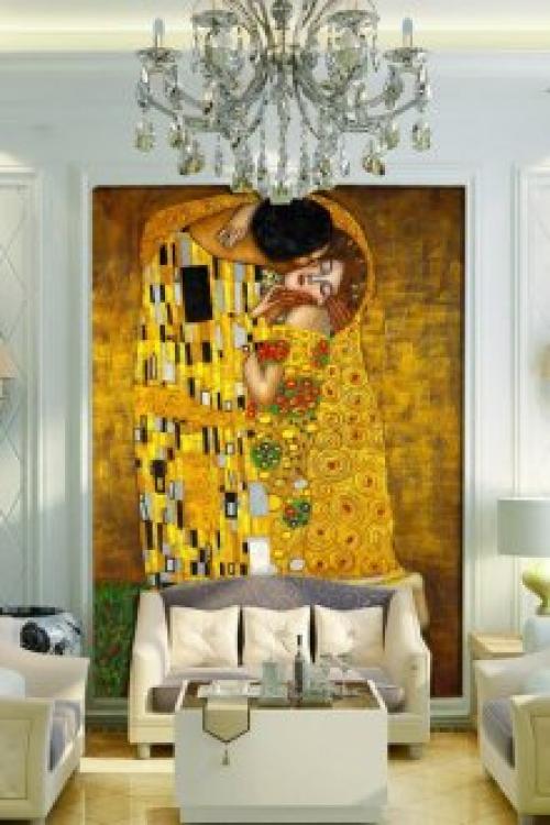 Роспись стен черно-белая. Техники нанесения росписи на стены