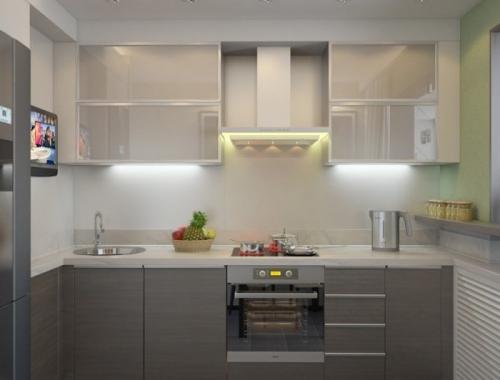 Кухня в стиле Хай-тек в хрущевке. Красивые маленькие кухни в хрущевках: топ 15 фото