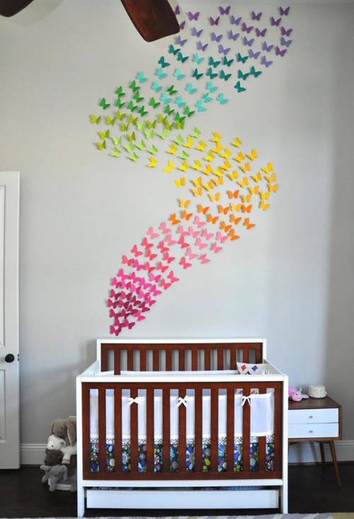 Бабочки своими руками на улицу. Ах, эти бабочки! Великолепное украшение для дома своими руками, причём за копейки…