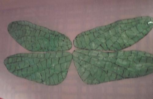 Стрекоза из пластиковых бутылок. Вариан. Садовая фигурка