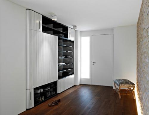 Коридор дизайн в квартире. Отделка стен прихожей 11 Коридор дизайн в квартире. Отделка стен прихожей 11