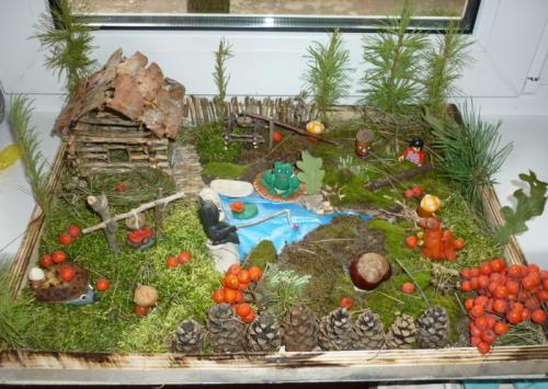 Осенние поделки в садик своими руками из природных материалов домики. Осенние поделки для детского сада и школы, созданные своими руками (все новинки)