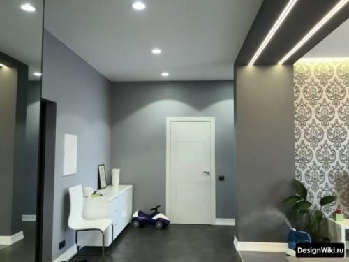 Коридор дизайн в квартире. Отделка стен прихожей 03 Коридор дизайн в квартире. Отделка стен прихожей 03