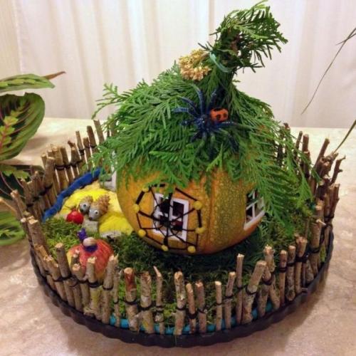 Осенние поделки в садик своими руками из природных материалов домики. Осенние поделки для детского сада и школы, созданные своими руками (все новинки)