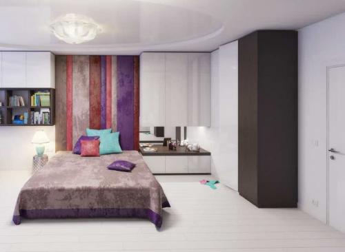 Обои в спальню для девушек. Стильный интерьер комнаты современной девушки