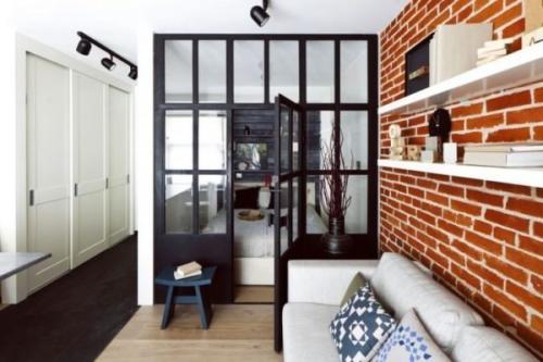 Как обставить 1 комнатную квартиру 33 кв.м. Лофт, который поселился на 33 м