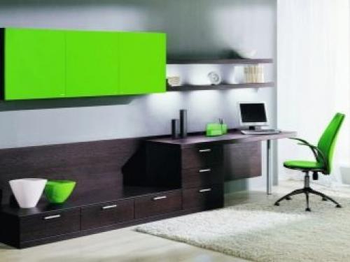 Рабочий уголок в гостиной. Лучшее место для организации рабочего места 12