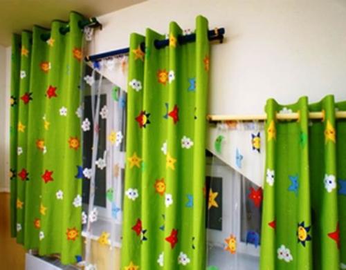 Салатовые шторы в детскую. Как выбрать шторы салатового цвета