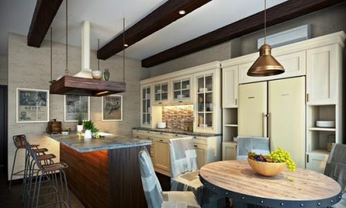 Совмещенная гостиная с кухней в частном доме. На что обратить внимание перед началом работ