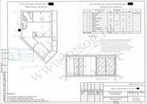 Объединение лоджии с кухней согласование. Согласованные варианты присоединения балкона к комнате или кухне. 02