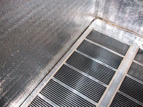 Электро пол на балкон. Электрические полы