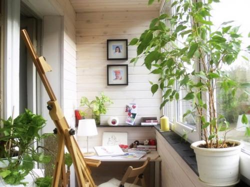 Обустроить балкон своими руками. Красивый балкон своими руками. 16