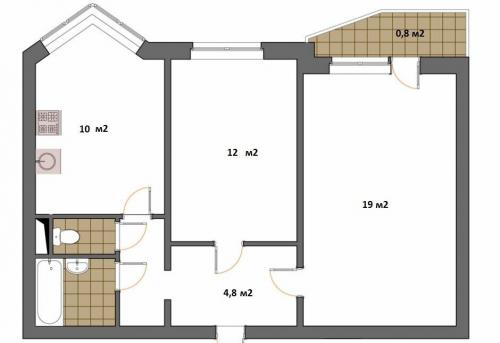 П 44 планировка трехкомнатной квартиры п-44. Стоит ли брать квартиру в доме серии П-44Т? Планировки и особенности домов.