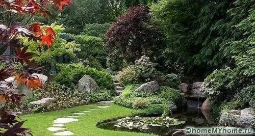 Дизайн двора частного дома 10 соток. Стилевое направление и оригинальные идеи