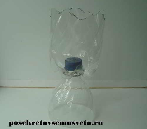 Как из пластиковой бутылки сделать вазу своими руками. Как делать вазы из пластиковых бутылок своими руками? 05 Как из пластиковой бутылки сделать вазу своими руками. Как делать вазы из пластиковых бутылок своими руками? 05