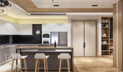 Кухонный гарнитур для однокомнатной квартиры. Дизайн кухни в однокомнатной квартире (100 фото)