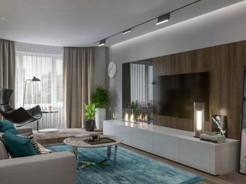 Модные карнизы 2019. Необходимость штор в зале