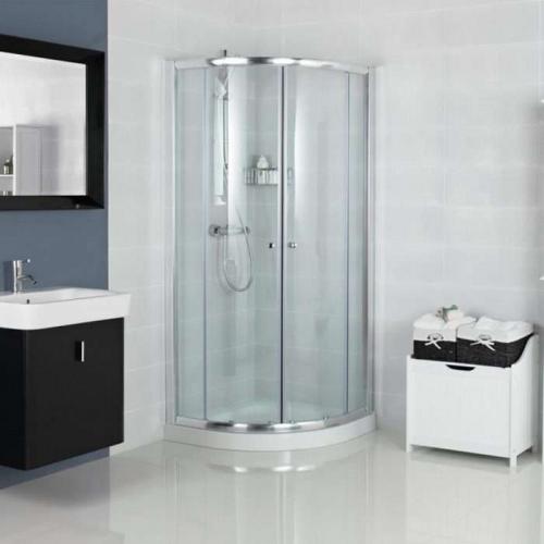 Дизайн большой ванной комнаты с душевой кабиной. Варианты исполнения