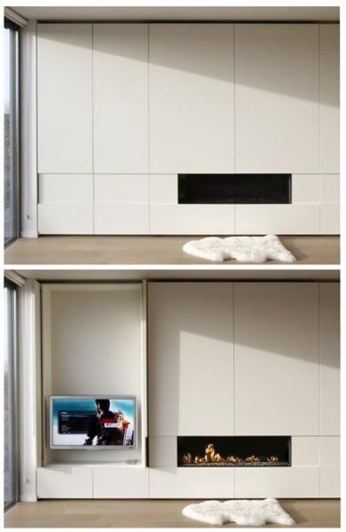 Телевизор спрятанный в тумбе. Не выбрасывай телевизор с балкона: 5 крутых способов красиво спрятать телевизор в гостиной