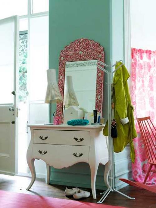 Бирюзовый и розовый 13