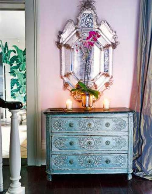 Бирюзовый и розовый 05