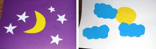 Поделки с детьми 3-5 лет. Самые простые аппликации - для начинающих: