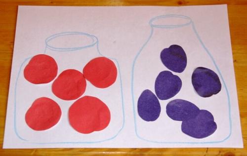 Поделки с детьми 3-5 лет. Самые простые аппликации - для начинающих: