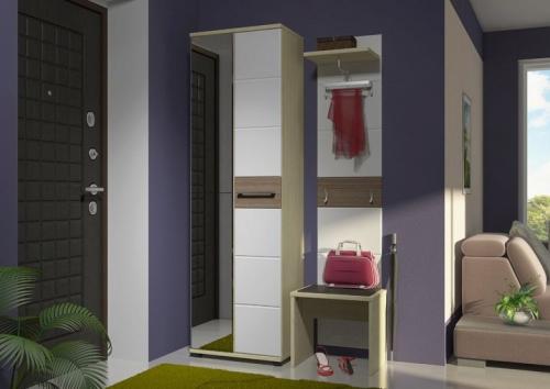 Прихожки для маленьких коридоров. Мебель для прихожей в маленький коридор 03 Прихожки для маленьких коридоров. Мебель для прихожей в маленький коридор 03