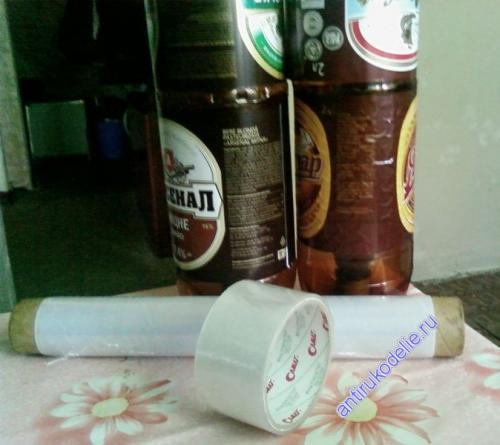 Шезлонг из пластиковых бутылок.