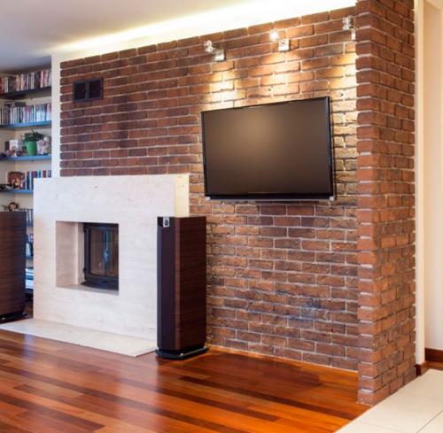 Белый декоративный кирпич в интерьере. Кирпичная кладка в интерьере: достоинства и недостатки