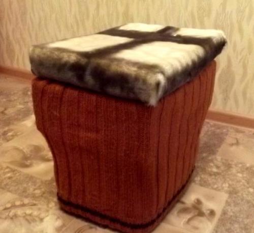 Табурет из пластиковых бутылок своими руками. Самодельный мягкий стул из пластиковых бутылок