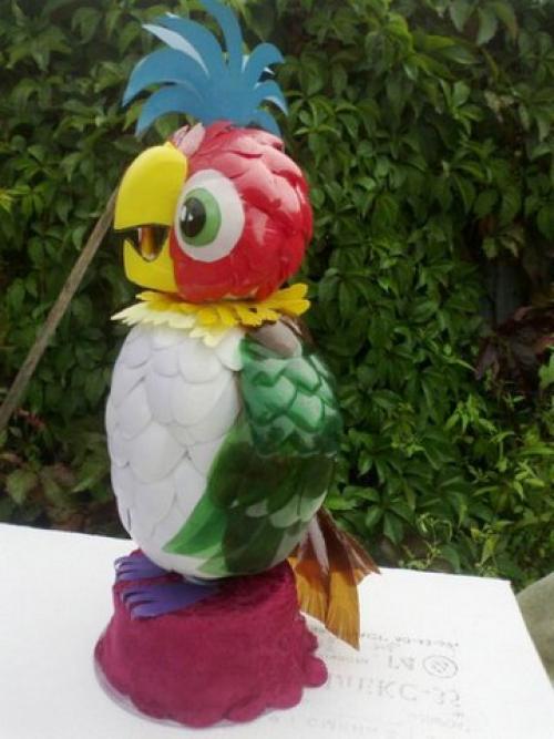 Как сделать павлина из пластиковых бутылок. Птица счастья: павлин из пластиковой бутылки 44 Как сделать павлина из пластиковых бутылок. Птица счастья: павлин из пластиковой бутылки 44