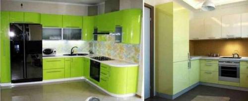 Кухонные гарнитуры из МДФ. Крашеные и ламинированные кухни 17