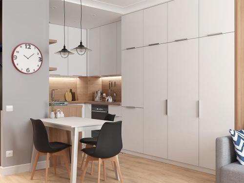 Интерьер однокомнатной квартиры 33 кв.м для семьи с ребенком. Однушка 35 кв. м для семьи с двумя детьми