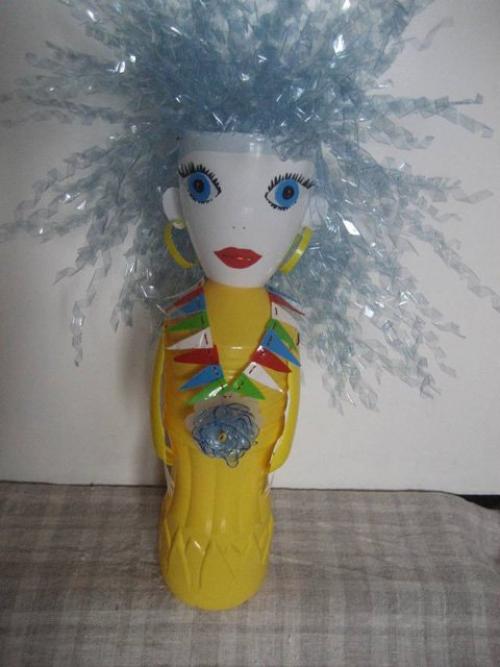 Кукла из бутылки и пластилина. Разбираем мастер-класс по созданию куклы из пластиковой бутылки своими руками