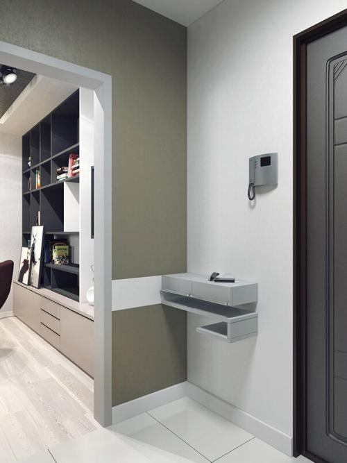 Двухкомнатная квартира в стиле минимализм. Однушка в стиле минимализма