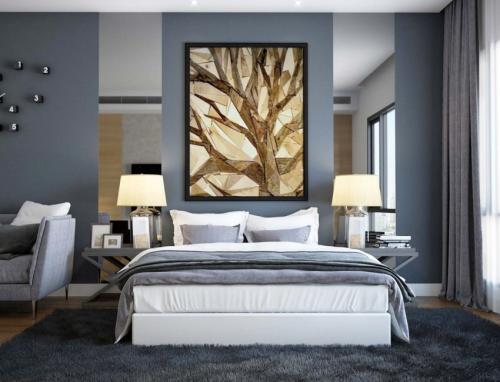 Спальня в серо-розовых тонах. Серая спальня – шикарные идеи дизайна и лучшие варианты украшения (100 фото)