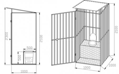 Санузел на даче своими руками. Биотуалет 01