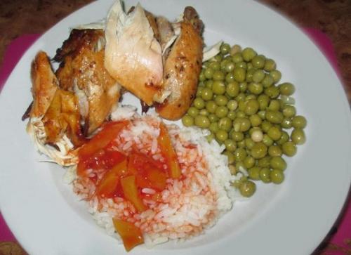 Курица с хрустящей корочкой в духовке с картошкой. Почти курочка гриль