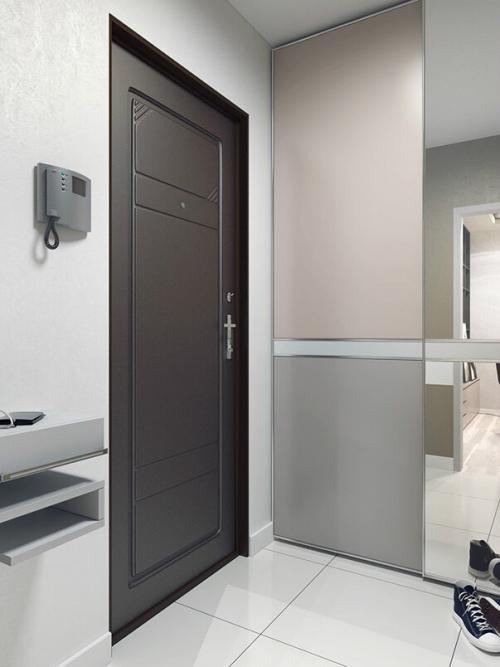 Двухкомнатная квартира в стиле минимализм. Однушка в стиле минимализма