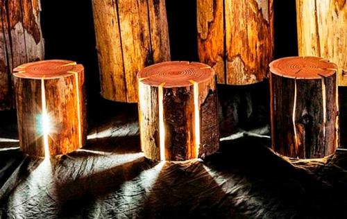 Имитация пня. Поделки из пней