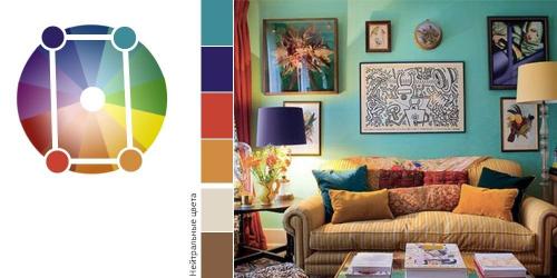 Таблица сочетания цветов в интерьере. Сочетание цветов в интерьере: что и с чем можно мешать?