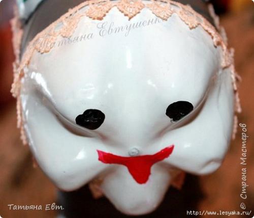 Ослик из пластиковых бутылок своими руками: пошаговая инструкция для начинающих с фото 11