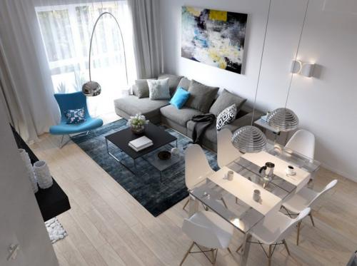 Светлый пол и светлый мебель. Светлый деревянный пол