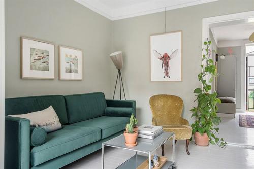 Пастель и зелень: квартира в нейтральных тонах 13