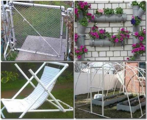 Самоделки из пластиковых труб